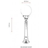 Opviq BSU 68160 BSY M3 BOP Stubna lampa, crna | Eponuda.ba
