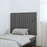  Stensko posteljno vzglavje sivo 82,5x3x60 cm trdna borovina, (20735368) | Shoptok.si
