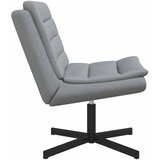  Stolica na kotačiće Svijetlo siva 63 x 75 x 76 cm tkanina | Eponuda.ba