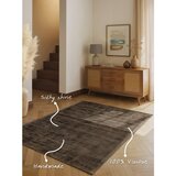Vikosa Rjava ročno tkana viskozna preproga 200x300 cm Noemi – | Shoptok.si
