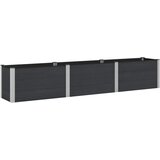 vidaXL Povišena gredica - Vrtna gredica Crna 300 x 50 x 54 cm WPC i aluminij - 300 x 50 x 54 cm Crna Cijene