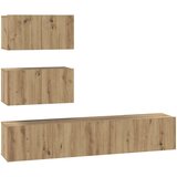  Set TV komoda Zidne 4 pcs Hrast artisan Konstruirano drvo | Eponuda.com