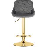 KAST Stolica - Sivi Baršun / Zlatna Baza | shoptok.hr