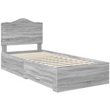  Konstrukcija postelje Siva Sonoma 90 x 200 cm Konstruiran les, (5000102259) | Shoptok.si