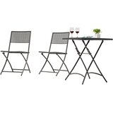 Ambia Garden ZLOŽLJIV VRTNI STOL jeklo antracit | Shoptok.si