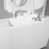 Villeroy Boch V0E100R1 Viclean higijenska brezrobna WC školjka z WC desko s počasnim zapiranjem | Shoptok.si