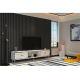 Hanah home TV komoda Arno, 150x40,6x29,6 cm, Bijelo-Srebrne boje | Eponuda.ba