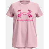 Under Armour T-Shirt Tech Solid Print Fill BL SSC-PNK - Girls Cene
