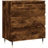  Komoda boja dimljenog hrasta 60 x 35 x 70 cm konstruirano drvo | shoptok.hr