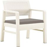 Maison Chic Seti vrtnega pohištva - Vrtna garnitura - Vrtni pohištvo set 3-delna plastika bela, (21818879) | Shoptok.si