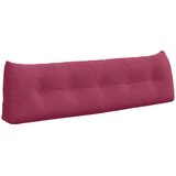  Jastuk za leđa Vinska crvena 160 x 24 x 50 cm Baršun | shoptok.hr