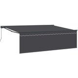  Skrovita tenda Antracit 450 × 300 cm Poliester i aluminij | Eponuda.com
