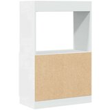 vidaXL Visoka omara bela 63x33x100 cm inženirski les | Shoptok.si