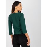 LAKERTA Blouse-LK-BZ-506522.07-dark green | Shoptok.si