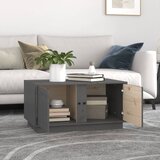  Stolić za kavu sivi 80x50x40 cm od masivne borovine | shoptok.hr