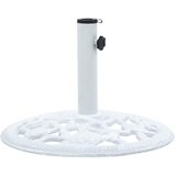  Stalak za suncobran bijeli 12 kg 48 cm od lijevanog željeza | shoptok.hr