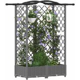  Povišeni krevet s mrežom i krovom Svjetlosiva 124 x 40 x 123 cm | Eponuda.com