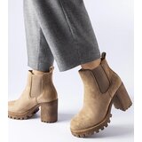 Gemre Beige ankle boots with chunky heel Montelparo Cijene