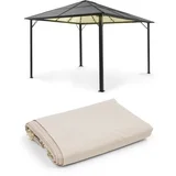 Blumfeldt Pantheon Solid Sky Ambient Solar, paviljon, 3 × 4 m, solarna rasvjeta