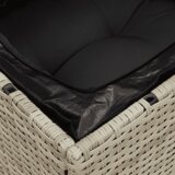  7-dijelni set vrtnih sofa svjetlosivi od poliratana Siva | Shoptok.si