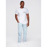 Ombre Men's REGULAR cut printed knit shirt - white | Shoptok.si