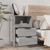  Nočna omarica siva sonoma konstruiran les, (20730253) | Shoptok.si