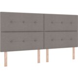  LED Naslon za glavo Taupe 100 cm Tkanina, (22067222) | Shoptok.si