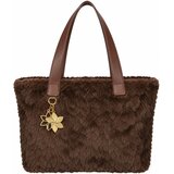 Jail Jam Ročne torbice Camillashopper Bag Eco Pelliccia C/Charm 30X35x12 Kostanjeva Cene