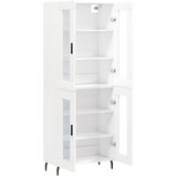  Visoka komoda bijela 69,5x34x180 cm konstruirano drvo | shoptok.hr
