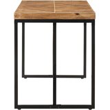  Blagovaonski stol 120 x 60 x 76 cm masivno drvo bagrema i manga | Eponuda.com