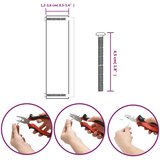  Ročaji za omarico 20 kosov srebrna 320 mm nerjaveče jeklo, (21830029) | Shoptok.si
