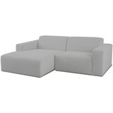 Scandic Bela kotna sedežna garnitura iz tkanine bouclé (levi kot) Roxy – | Shoptok.si