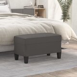  Klupa siva 70 x 35 x 41 cm od umjetne kože | shoptok.hr