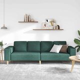  Kauč za dnevni boravak Tamnozelena 250 x 77 x 76 cm Poliester | shoptok.hr