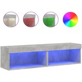 TV ormarići s LED svjetlima 2 kom boja betona 60x30x30 cm | shoptok.hr