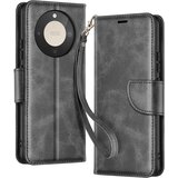 AVIZAR Denarnica ovitek za Honor Magic 8 Lite retro slog s stojalom, Črna, (5000189046) | Shoptok.si