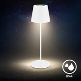 BRILONER 7510016 - LED RGBW prigušiva stona lampa CALIDA 2,5W/5V IP44 1200 mAh bela | Eponuda.com