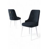 Hanah home Newa set stolica, 46x94x46 cm, 4 dijela, antracit-bijela | Eponuda.ba