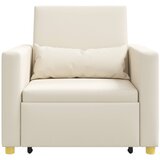 SOFA na razvlačenje Singl Krem bijelo 90 x 165 x 87 cm tkanina | Eponuda.com
