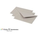 Clairefontaine kuverte Pollen 75x100mm 120gr silver 1/20 | shoptok.hr