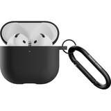 NATIVE UNION Native Union, Silikonski ovitek za AirPods 4 s kovinskim karabinom, Črna, (5000227555) Cene