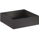  Vrtna saksija Crna 100 x 100 x 30 cm Čelična vrata | shoptok.hr