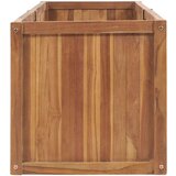 vidaXL Vrtna posuda za sadnju 200 x 50 x 50 cm od masivne tikovine | shoptok.hr