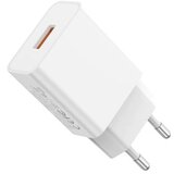 XO Kucni punjac L127 ulaz USB-A QC 18W white + type-C cable | Eponuda.ba