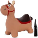  Smeđi konj za skakanje sa crnim sedlom 60cm | shoptok.hr