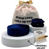 Lotta Curls Original Velvet set s trakom za kodranje las - Deep Blue | Shoptok.si
