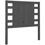  Uzglavlje sivo 96 x 4 x 100 cm od masivne borovine | shoptok.hr