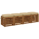  Set jastučića od 4 komada SOEST 4 pcs 100% poliester Bež Slike