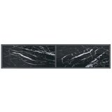  Konzolni stol crni 160 x 35 x 75 5 cm od kaljenog stakla | shoptok.hr