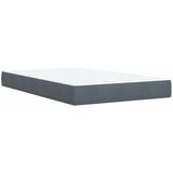 Krevet box spring s madracem tamnosivi 120 x 190 cm baršun | shoptok.hr